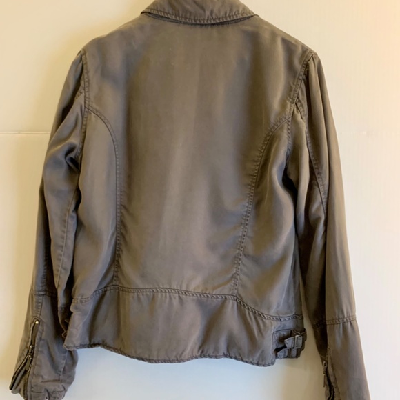 Max Jeans ladies Moto-style jacket in grey with zippered closure - Picture 3 of 15